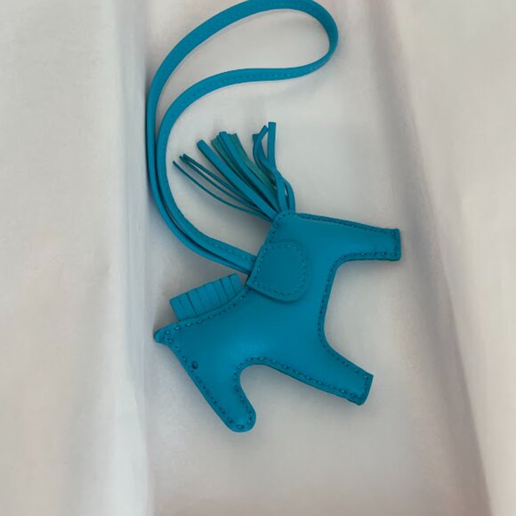 Hermes Rodeo PM charm Blue Azteque H064929CADU - Picture 4 of 4